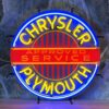 Chrysler Plymouth Service Neon Verlichting 60 cm - Rood