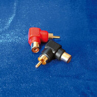 Cinchkoppeling rood abs |