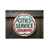 Cities Service Koolmotor Emaille Bord | Fiftiesstore