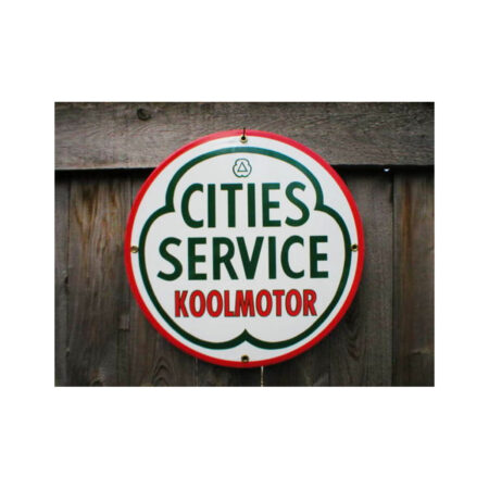 Cities Service Koolmotor Emaille Bord | Fiftiesstore