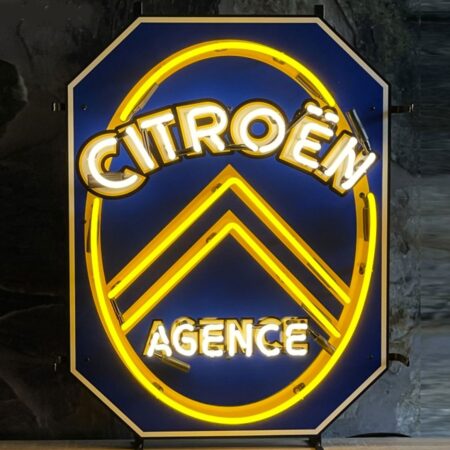 Citroën Agence Neon Verlichting 58 x 74 cm - Geel