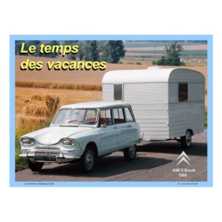 Citroen Ami 6 Break Metalen Bord 40 x 30 cm | Citroën