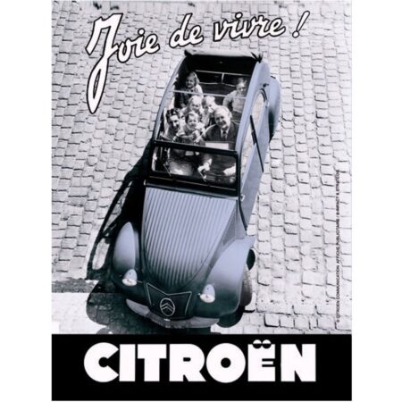Citroën Joie De Vivre Metalen Bord - 30 x 40 cm | Citroën