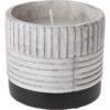 Citronella kaars in keramieken pot grijs | Pro Garden