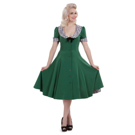 Claire Circle Dress Green-S | 40% korting | Tatyana