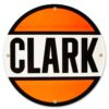 Clark Gasoline Logo Emaille Bord 12" / 30 cm | Fiftiesstore