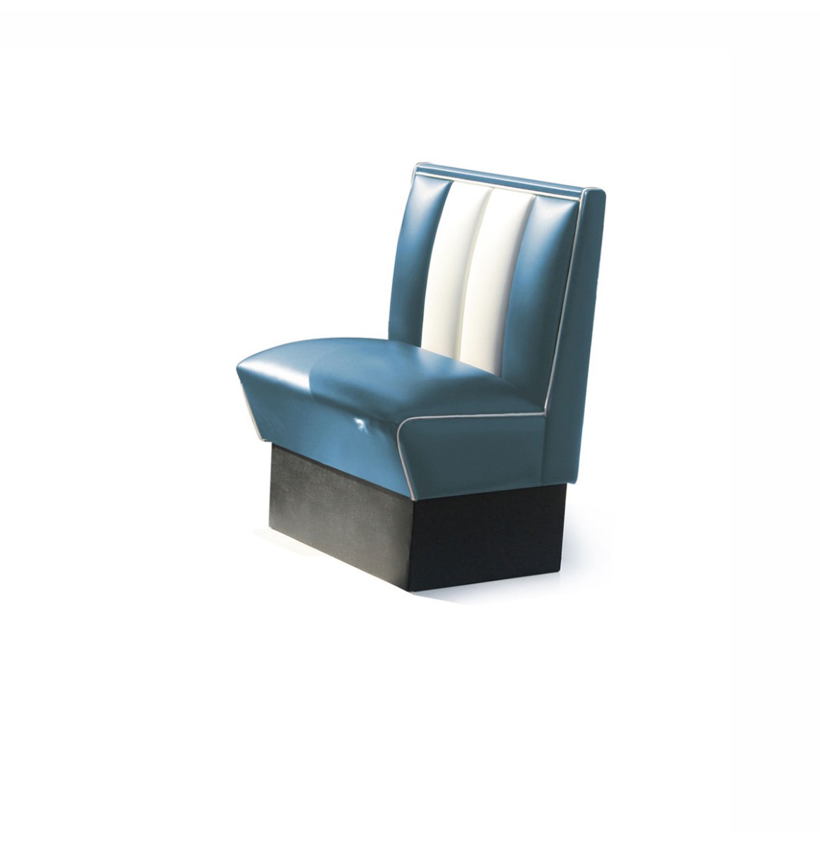 Classic Retro Diner Bank Bel Air HW70 Blauw | Bel Air Retro Fifties Furniture
