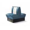 Classic Retro Diner Bank Bel Air HW70 DB Blauw | Bel Air Retro Fifties Furniture