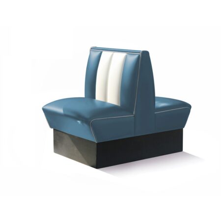 Classic Retro Diner Bank Bel Air HW70 DB Blauw | Bel Air Retro Fifties Furniture