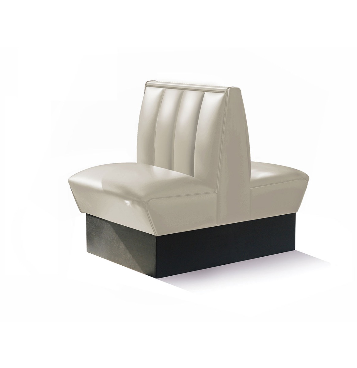 Classic Retro Diner Bank Bel Air HW70 DB Gebroken Wit | Bel Air Retro Fifties Furniture