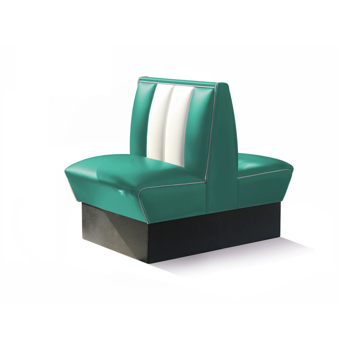 Classic Retro Diner Bank Bel Air HW70 DB Turquoise | Bel Air Retro Fifties Furniture