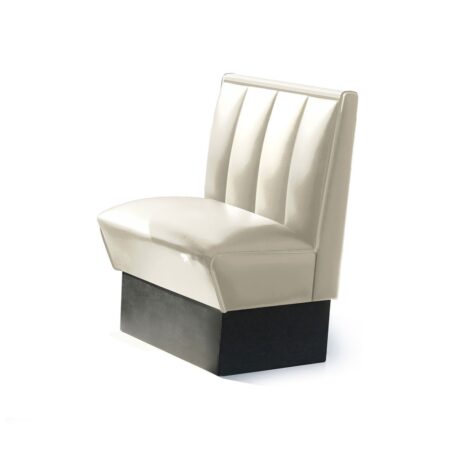 Classic Retro Diner Bank Bel Air HW70 Gebroken Wit | Bel Air Retro Fifties Furniture