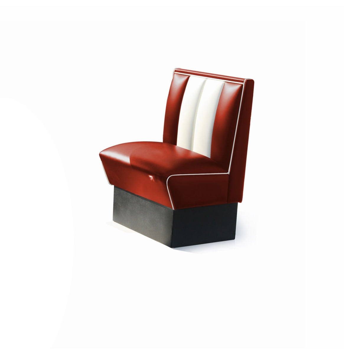 Classic Retro Diner Bank Bel Air HW70 Ruby | Bel Air Retro Fifties Furniture