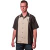 Classic Shirt Contrast Crown Button Up Black-XXL | Steady Clothing