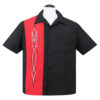 Classic Shirt Hot Rod Pinstripe Black-XXL | 35% korting | Steady Clothing