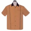 Classic Shirt The Shuckster Mustard-S | 29% korting | Steady Clothing