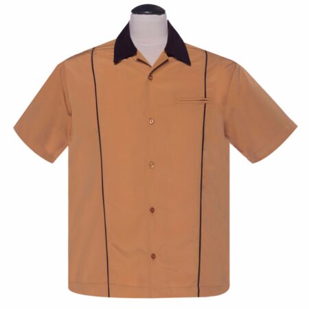 Classic Shirt The Shuckster Mustard-S | 29% korting | Steady Clothing