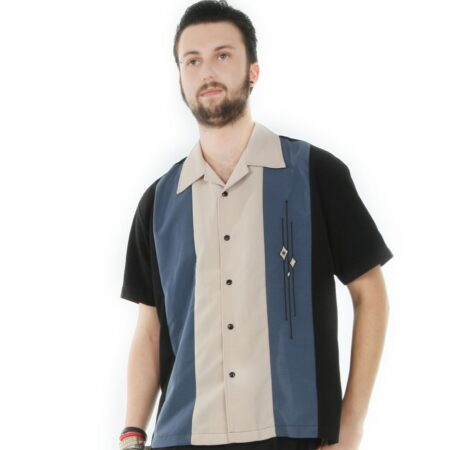 Classic Shirt The Trinity Black/Blue-S | 21% korting | Steady Clothing