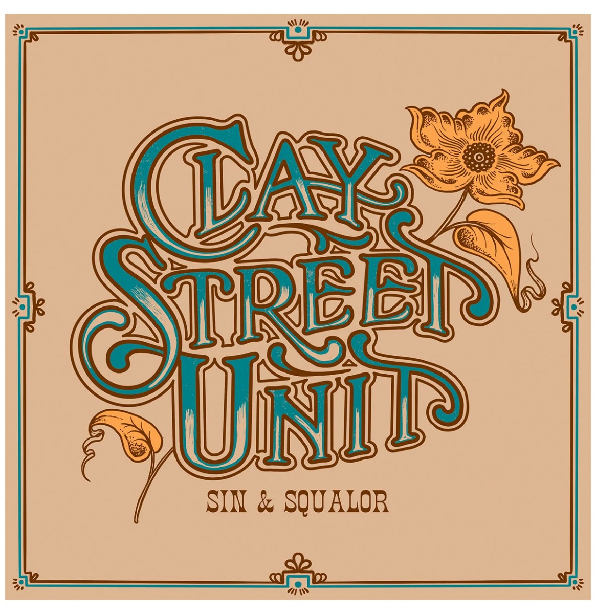 Clay Street Unit - Sin & Squalor (Oceaan Blauw) (LP) | Fiftiesstore