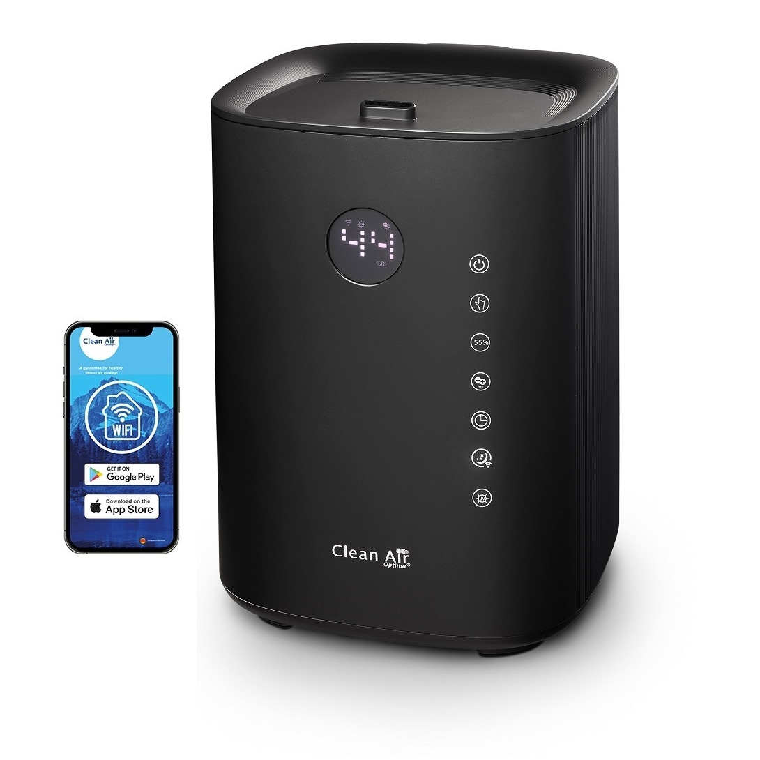 Clean Air Optima CA-604B Smart Top Luchtbevochtiger Zwart | Clean Air Optima