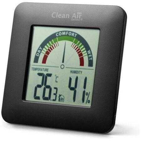 Clean Air Optima HT-01B hygro-thermometer Klimaat accessoire Zwart | Clean Air Optima