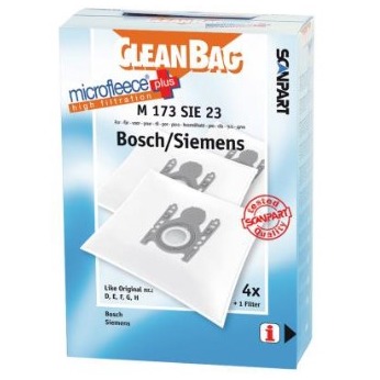 Cleanbag Bosch Siemens D/E/F/G/H Stofzak Wit | Cleanbag