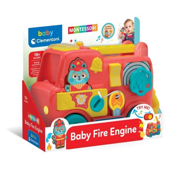 Clementoni Baby Brandweerwagen Educatief Montessori | Clementoni