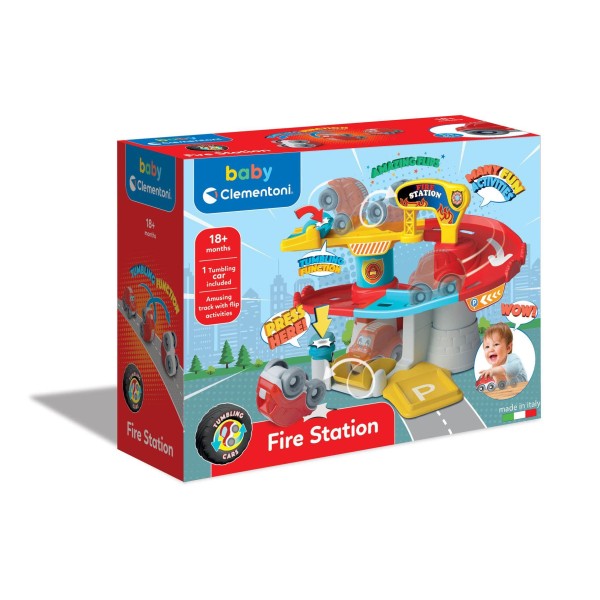 Clementoni Baby Garage Brandweerkazerne Licht En Geluid | Clementoni