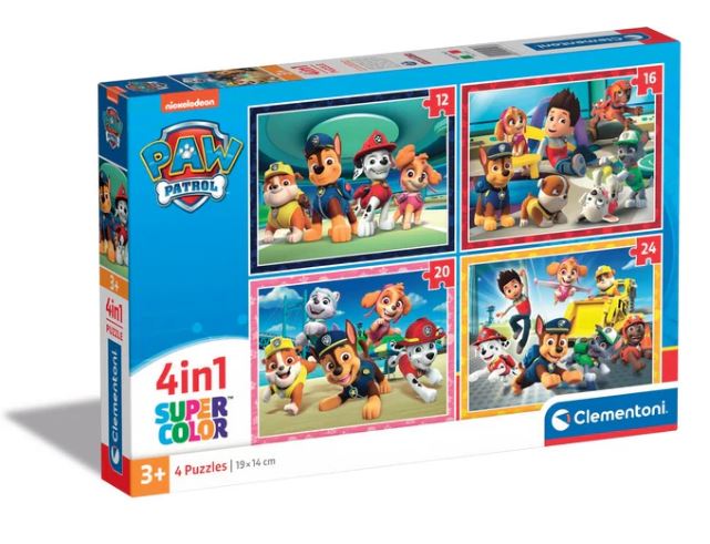 Clementoni Paw Patrol puzzel 4-in-1 | Clementoni