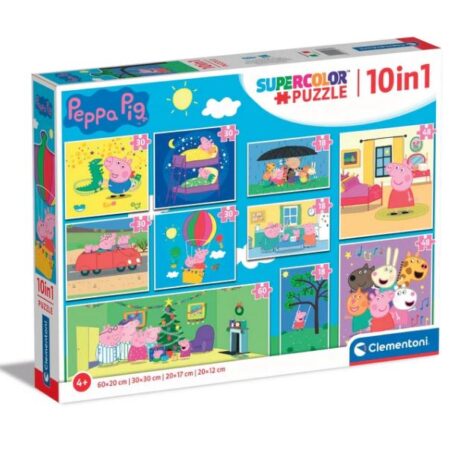 Clementoni Peppa Pig puzzel 10-in-1 | Clementoni