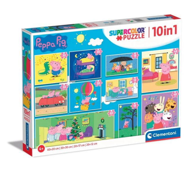 Clementoni Peppa Pig puzzel 10-in-1 | Clementoni