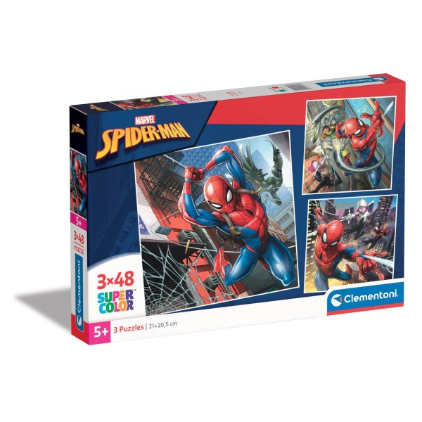 Clementoni Puzzel 3x48 Stukjes Spiderman | Clementoni