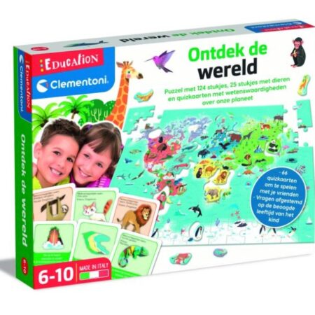 Clementoni Spel Puzzel Ontdek De Wereld | Clementoni