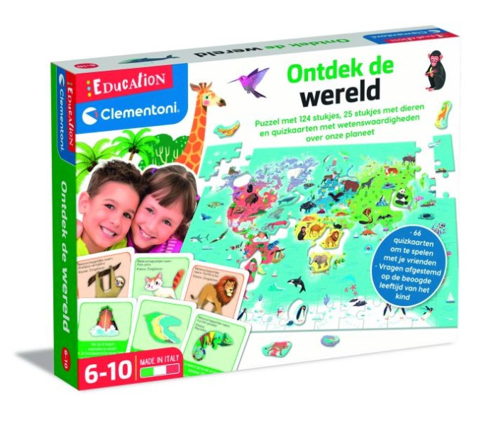 Clementoni Spel Puzzel Ontdek De Wereld | Clementoni