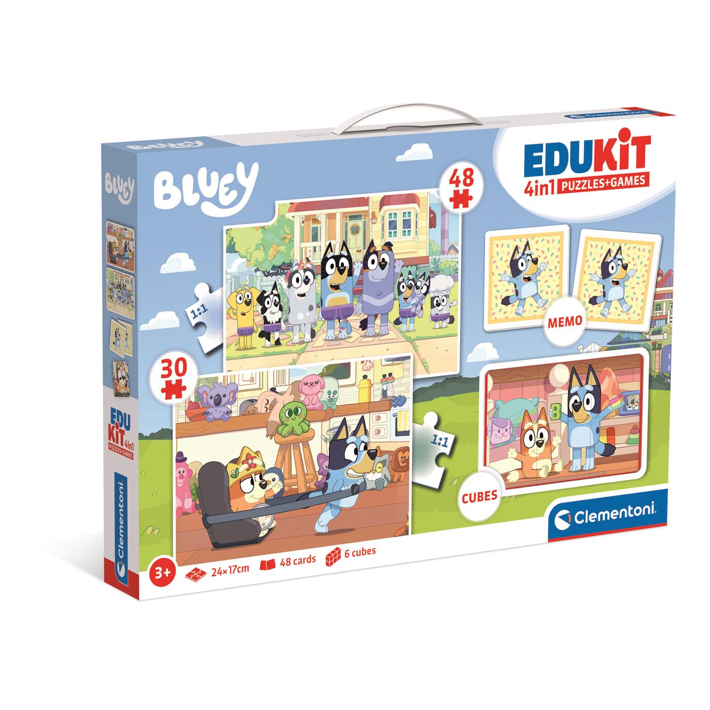 Clementoni edukit 4 in 1 bluey | Clementoni