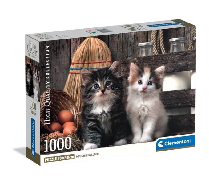 Clementoni puzzel 1000pcs kittens | Clementoni