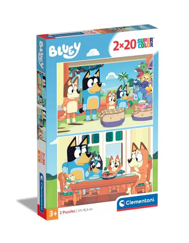 Clementoni puzzel 2x20pcs Bluey | Clementoni