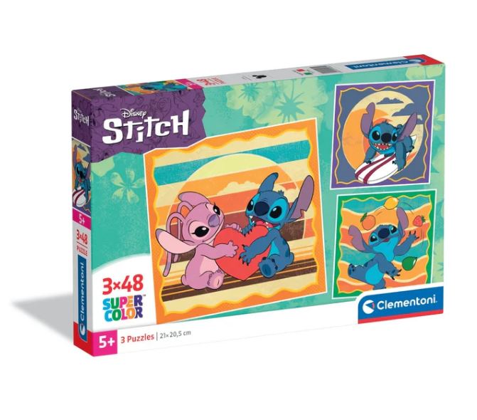 Clementoni puzzel 3x48pcs square Stitch | Clementoni