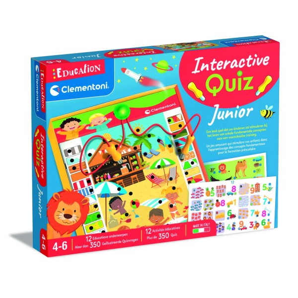 Clemtoni Interactieve Quiz Junior 4-6 Jaar | Clementoni