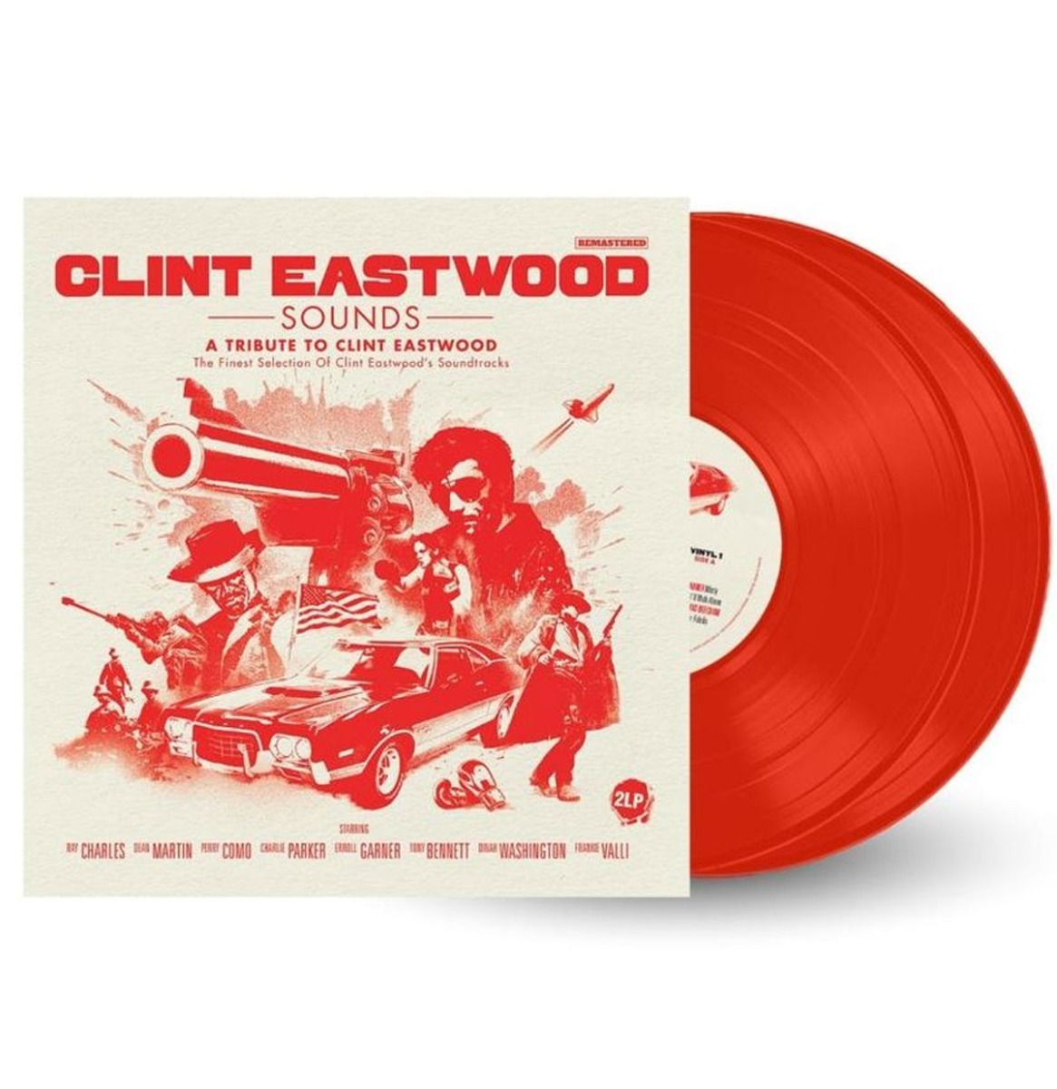 Clint Eastwood Sounds - A Tribute To Clint Eastwood (Rood vinyl) 2 (LP) | Fiftiesstore