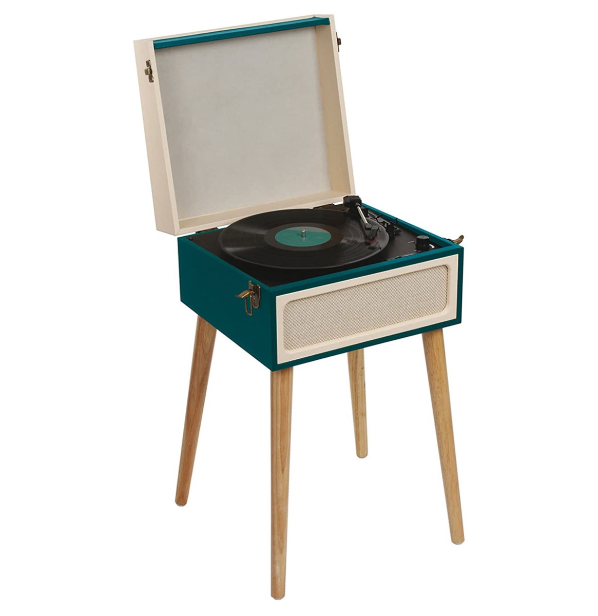 Clip Sonic Platenspeler - Groen - Met Bluetooth | Fiftiesstore