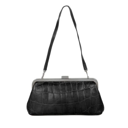 Clutch leer Cherice Black | Spikes & Sparrow