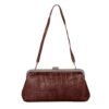Clutch leer Cherice Dk Brown | Spikes & Sparrow