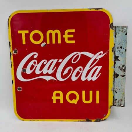 Coca-Cola 1941 Dubbelzijdig Emaille Bord - Origineel | Coca-Cola