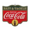Coca-Cola Bait & Tackle Metalen Bord met Relief - 36 x 31cm | Coca-Cola