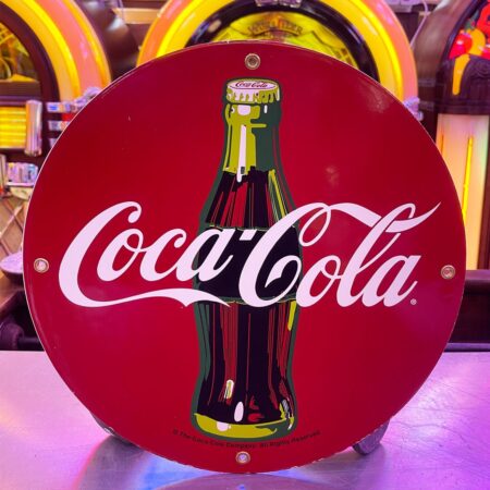 Coca-Cola Emaille Bord - 1990s Sample - Ø30cm | Coca-Cola