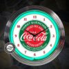 Coca-Cola Evergreen Thirst Quenching Neonklok 38 cm | Coca-Cola