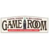 Coca-Cola Game Room Houten Bord - 62 x 22cm | Coca-Cola