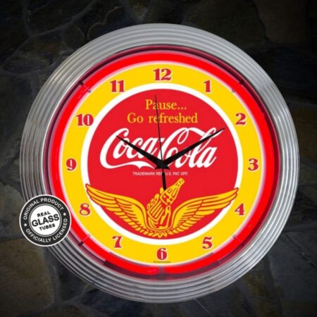 Coca-Cola Go Refreshed Neonklok 38 cm | Coca-Cola