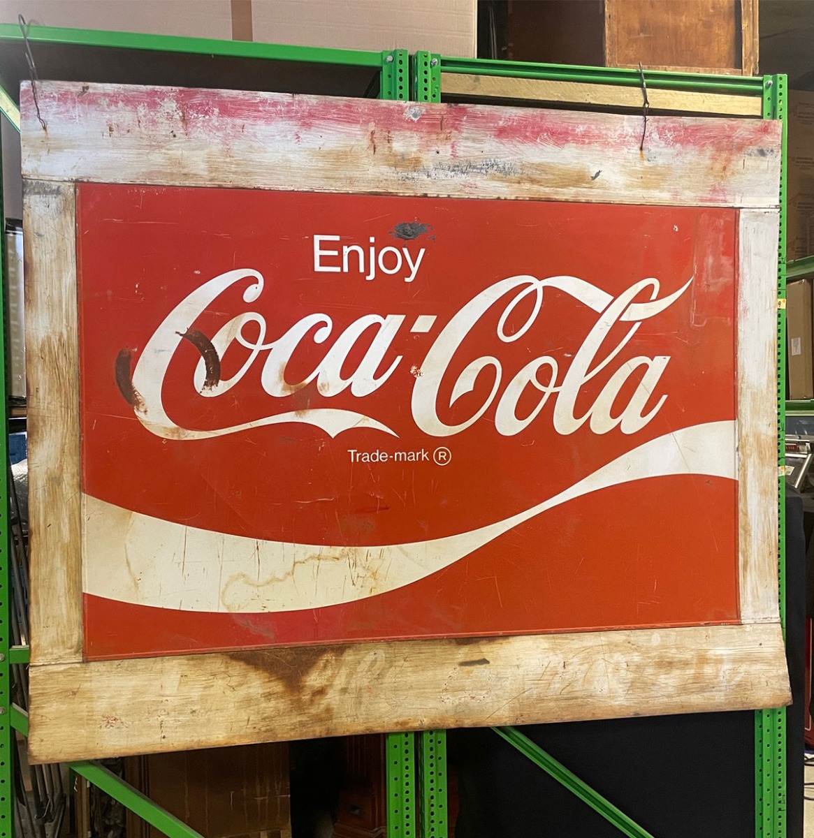 Coca-Cola Groot Metalen Bord - Origineel - 188 x 158cm | Coca-Cola